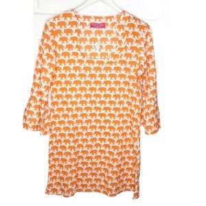 Preppy Girl Palm Beach Tunic Dress elephant print